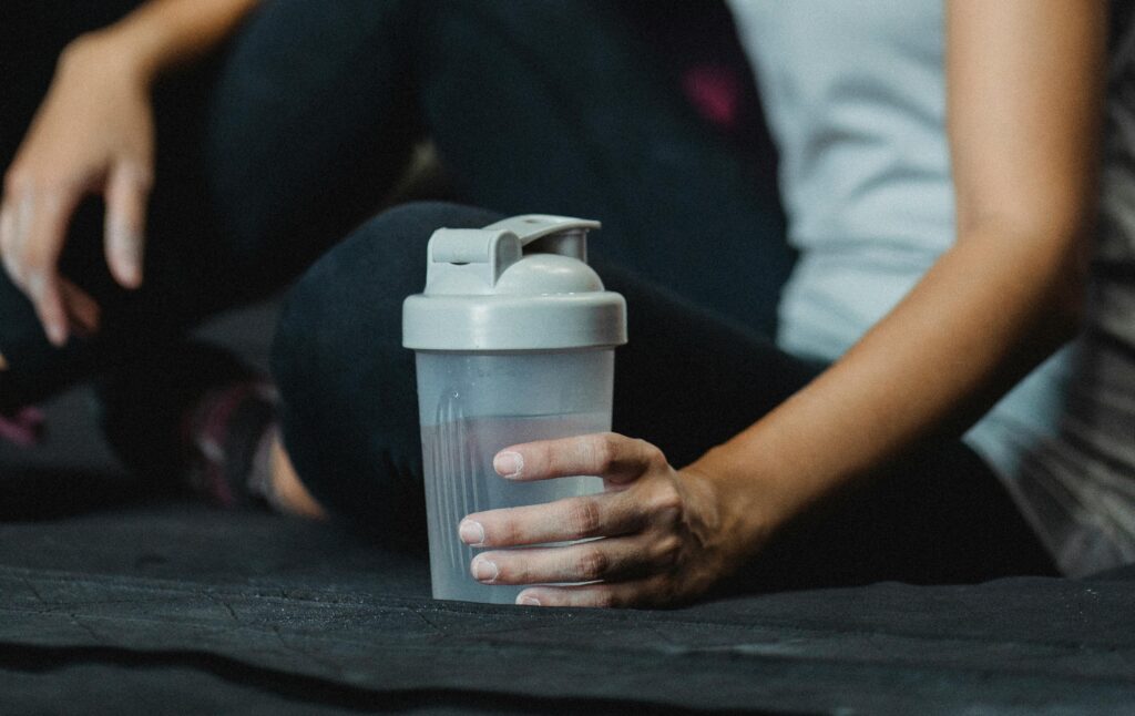 creatine infused supplements in protein shake